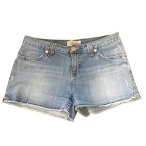 London Jean Premium Collection Frayed Shorts  Size 8